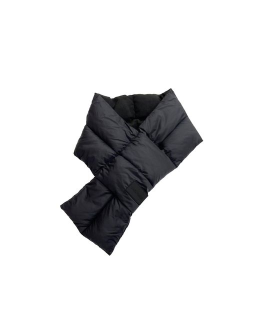 Jack Wills Black Jw Puffer Scarf 44