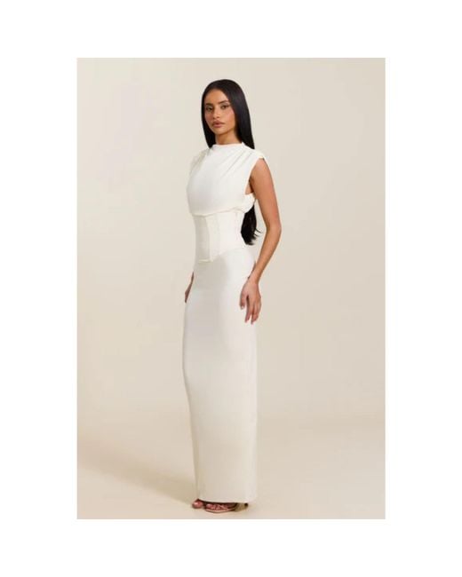Mars the Label Natural Sandra Maxi Long Dress