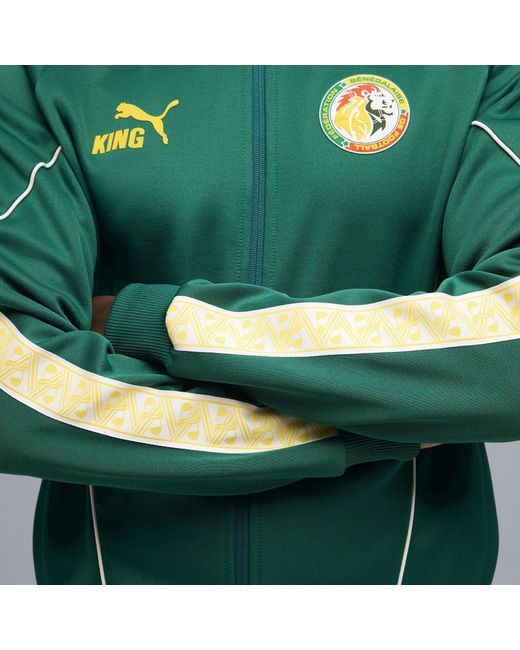PUMA Green Senegal Tracksuit Top World Cup 2026 for men