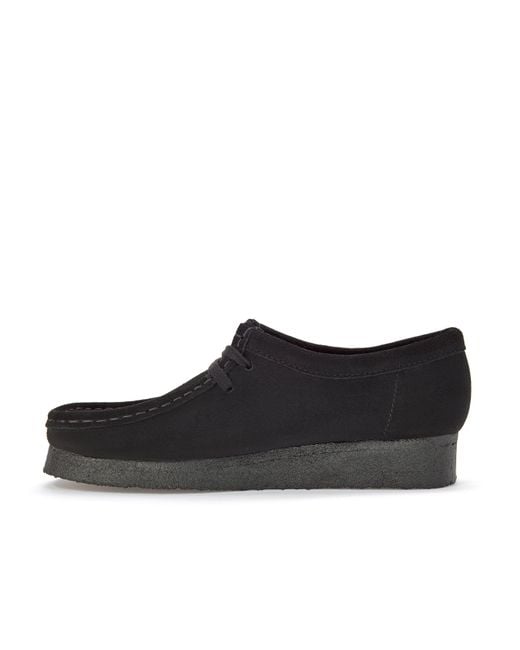 Clarks Black Wallabee Shoes for men