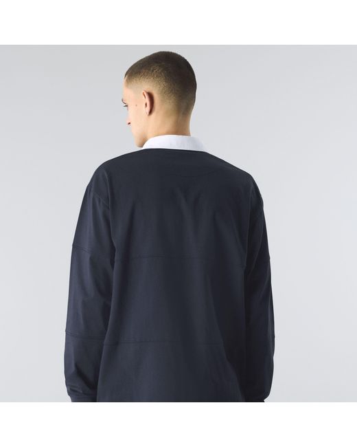 Pretty Green Blue Islington Rugby Polo Shirt for men