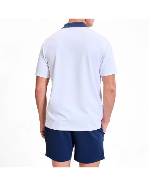 Ellesse Blue Short Sleeve Polo Shirt for men