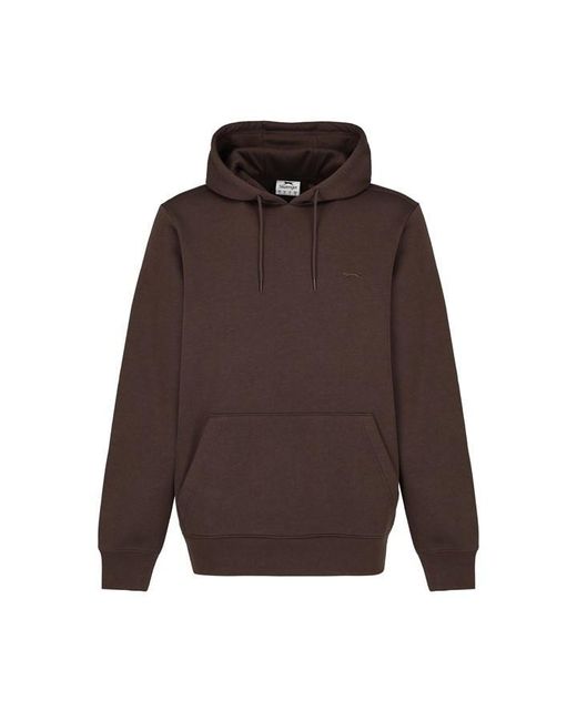 Slazenger 1881 Brown Fleece Hoodie for men