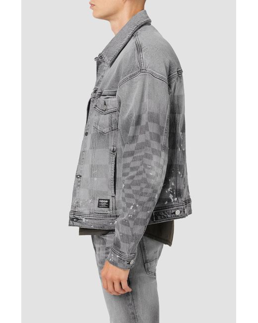 Hudson Gray Trucker Jacket for men