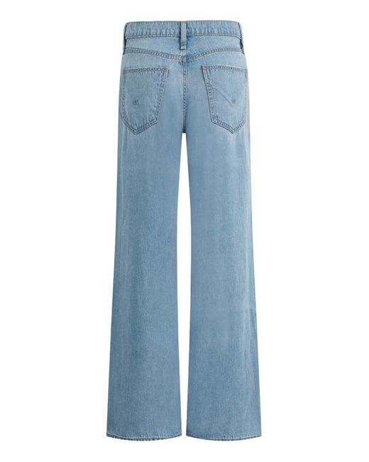 Hudson Blue Rosie High-rise Wide Leg Ankle Jean