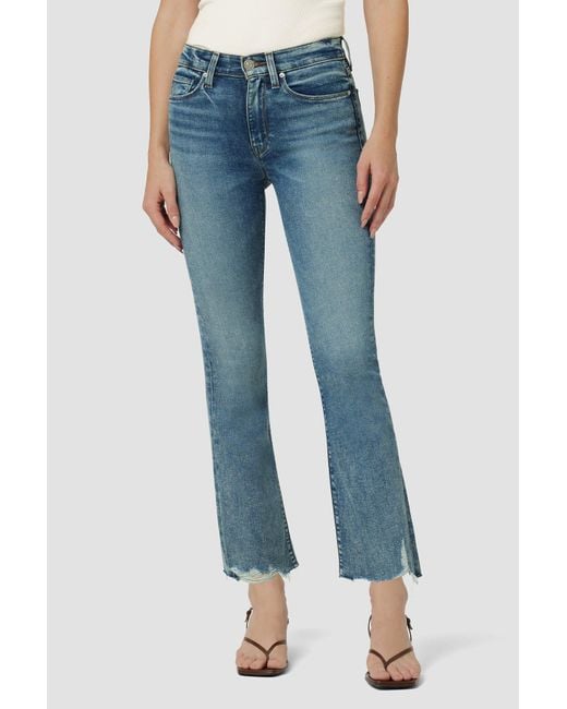 Hudson Jeans Denim Barbara Highrise Bootcut Crop Jean in Blue Lyst