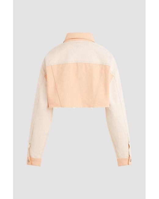 Hudson Natural Micro Cropped Jacket