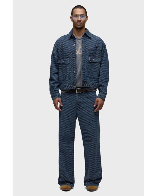 Hudson Blue Front Yoke Denim Jacket for men