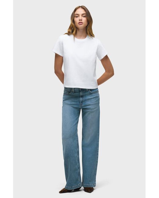 Hudson White Relaxed Tee