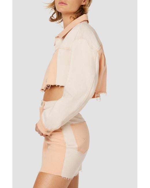 Hudson Natural Micro Cropped Jacket