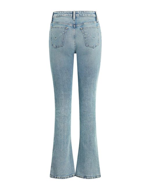 Hudson Blue Barbara High-rise Baby Bootcut Jean W/ Slit Hem