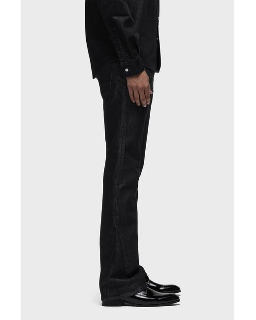 Hudson Black Walker Kick Flare for men