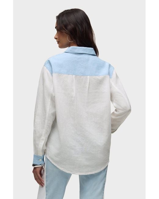 Hudson Blue Oversized Button Down Shirt
