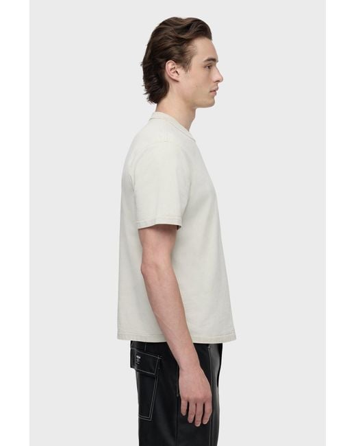 Hudson White Heavyweight Tee for men
