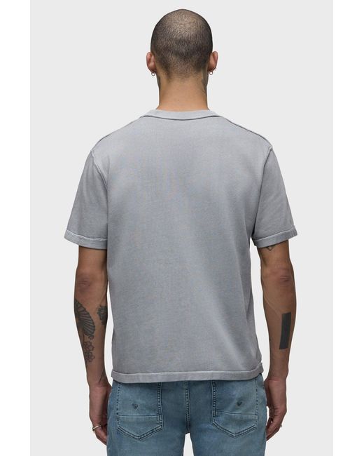 Hudson Gray Heavyweight Tee for men
