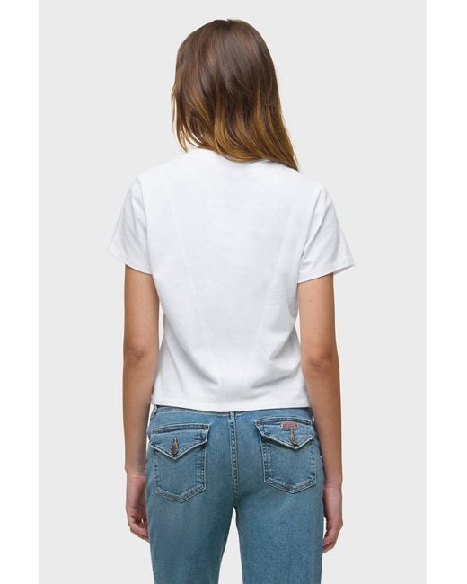 Hudson White Relaxed Tee