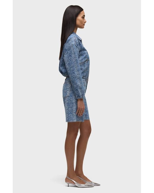 Hudson Blue Cropped Zip Up Jacket