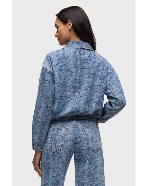 Hudson Blue Cropped Zip Up Jacket