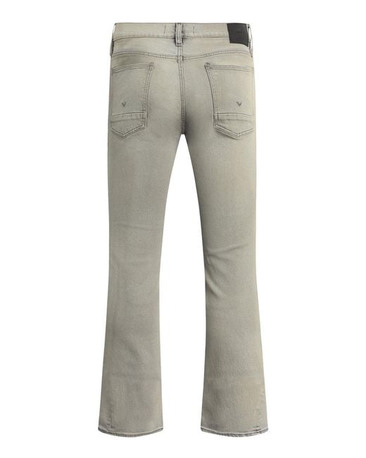 Hudson Black Walker Kick Flare for men