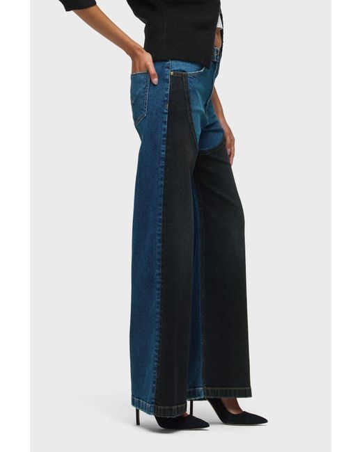 Hudson Blue Jodie Loose Wide Leg W/ Contrast Front Panel