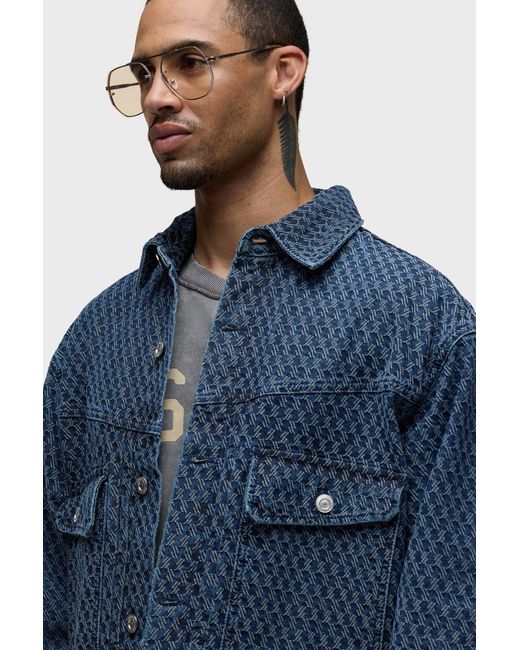 Hudson Blue Front Yoke Denim Jacket for men