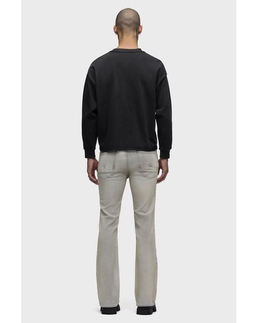 Hudson Black Walker Kick Flare for men
