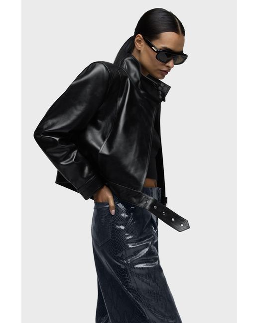 Hudson Blue Sarah Jane Leather Jacket