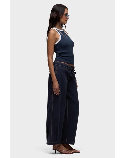 Hudson Blue Drawstring Barrel Pant