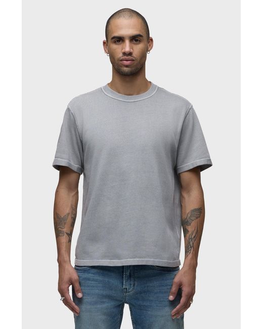 Hudson Gray Heavyweight Tee for men