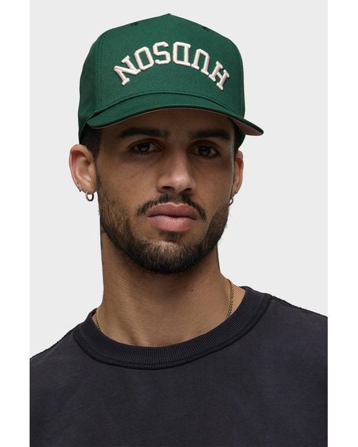 Hudson Green Reversed Snapback Cap