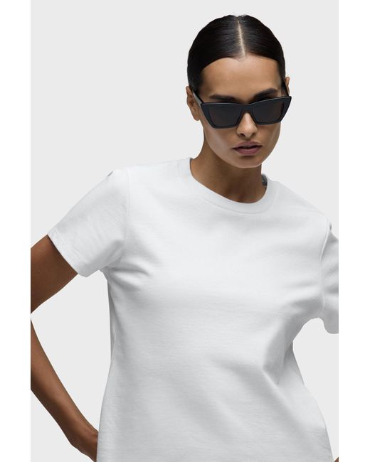 Hudson White Relaxed Tee