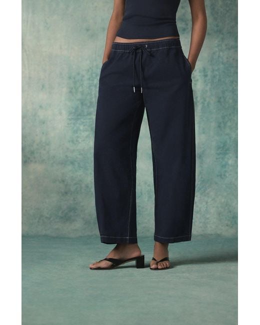 Hudson Blue Drawstring Barrel Pant