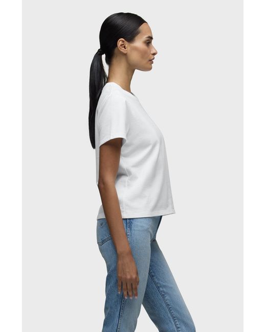 Hudson White Relaxed Tee