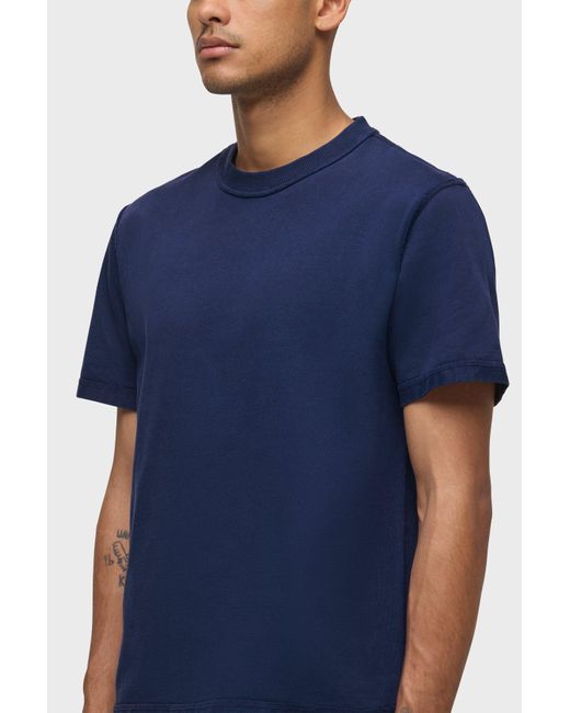 Hudson Blue Heavyweight Tee for men