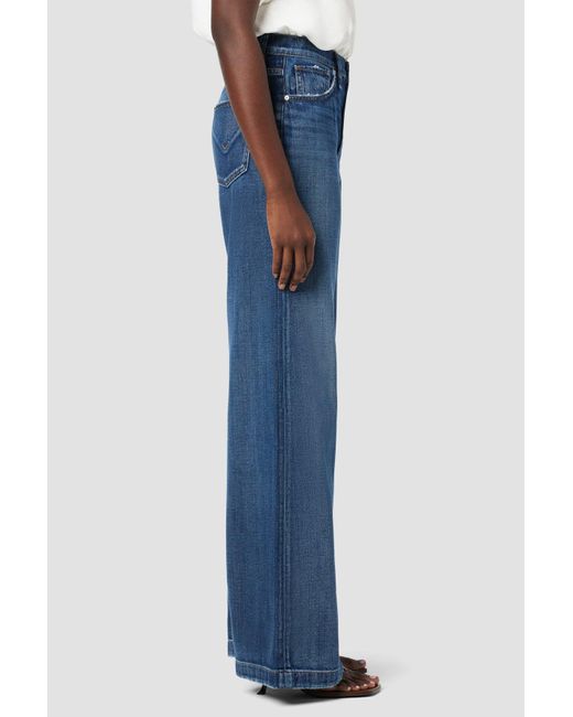 Hudson Blue Jodie High-rise Loose Wide Leg Jean