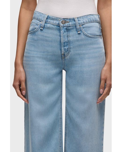 Hudson Blue Rosie High-rise Wide Leg Ankle Jean
