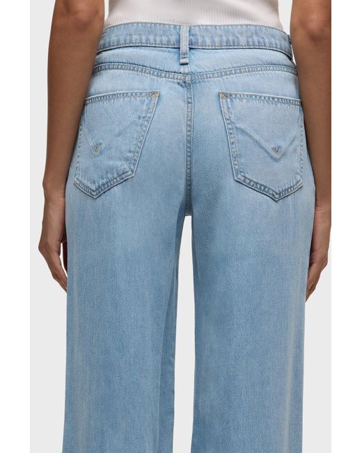 Hudson Blue Rosie High-rise Wide Leg Ankle Jean