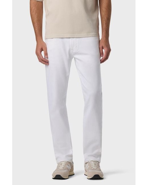 Hudson White Byron Straight for men