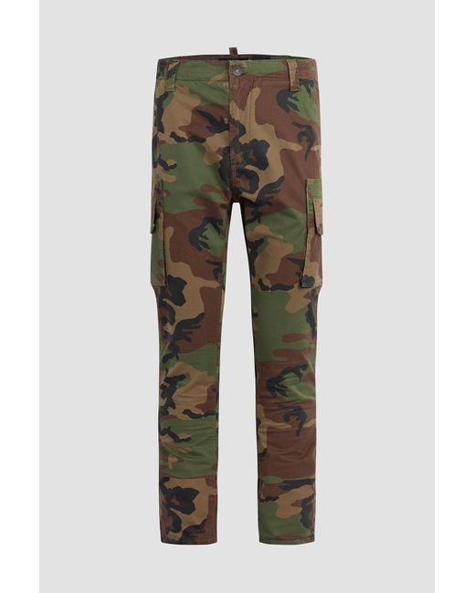 army fatigue stacked pants