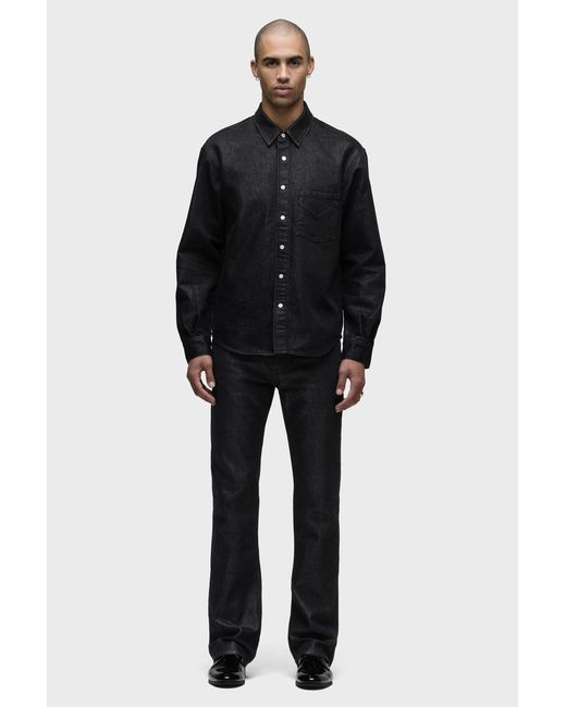 Hudson Black Walker Kick Flare for men