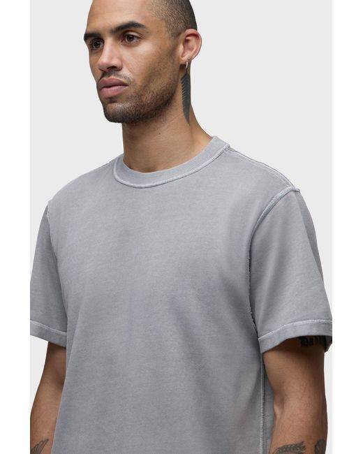 Hudson Gray Heavyweight Tee for men