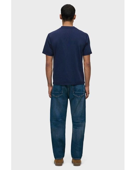 Hudson Blue Heavyweight Tee for men