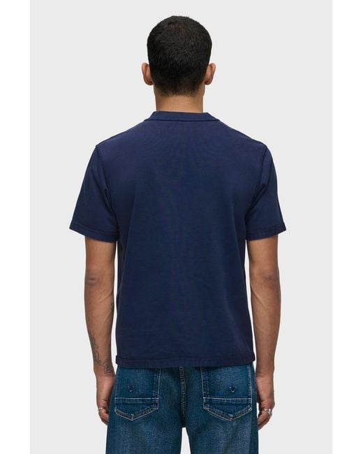 Hudson Blue Heavyweight Tee for men
