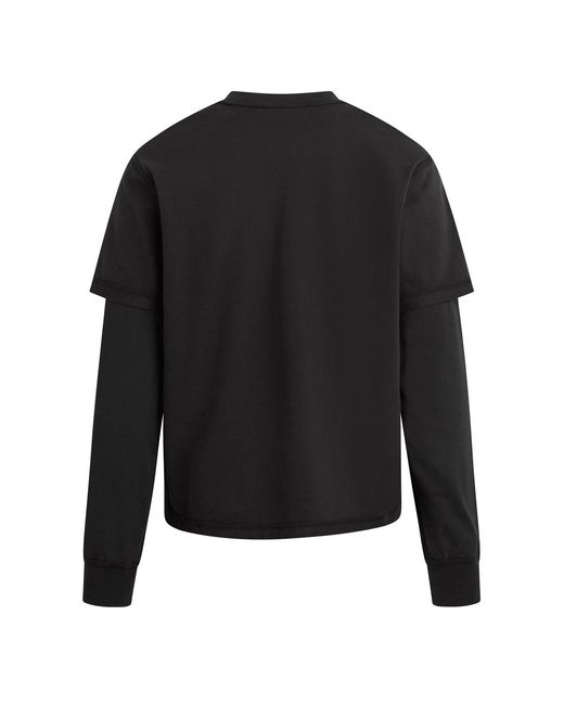 Hudson Black Hybrid Tee for men