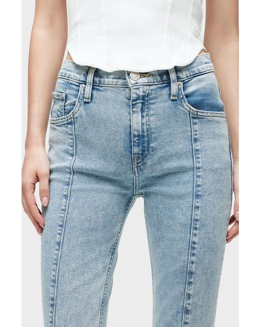 Hudson Blue Barbara High-rise Baby Bootcut Jean W/ Slit Hem