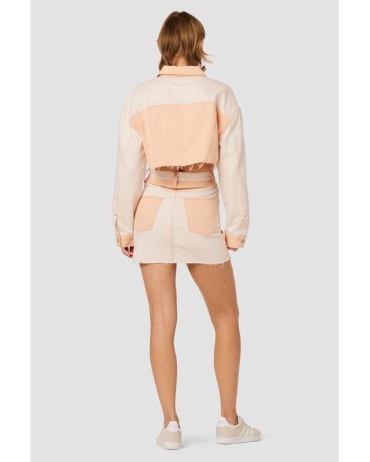 Hudson Natural Micro Cropped Jacket