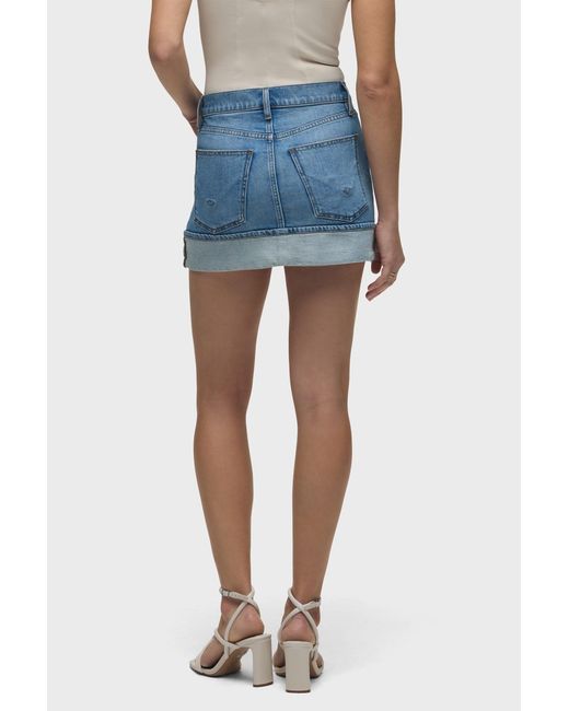 Hudson Blue Cuff Mini Skirt