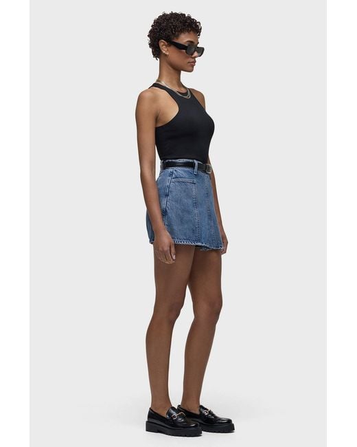 Hudson Blue Patch Pocket Skort