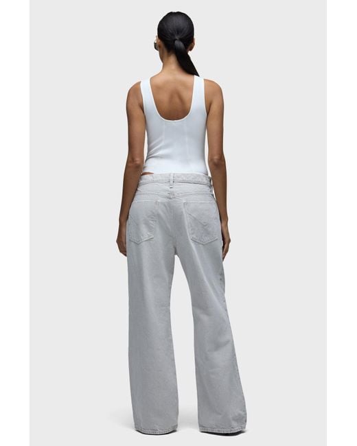 Hudson White Brooks Low & Loose Jean