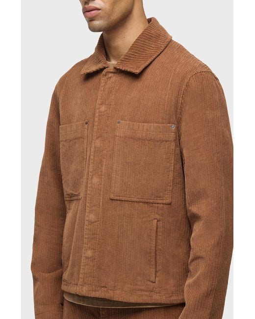 Hudson Brown Corduroy Work Jacket for men